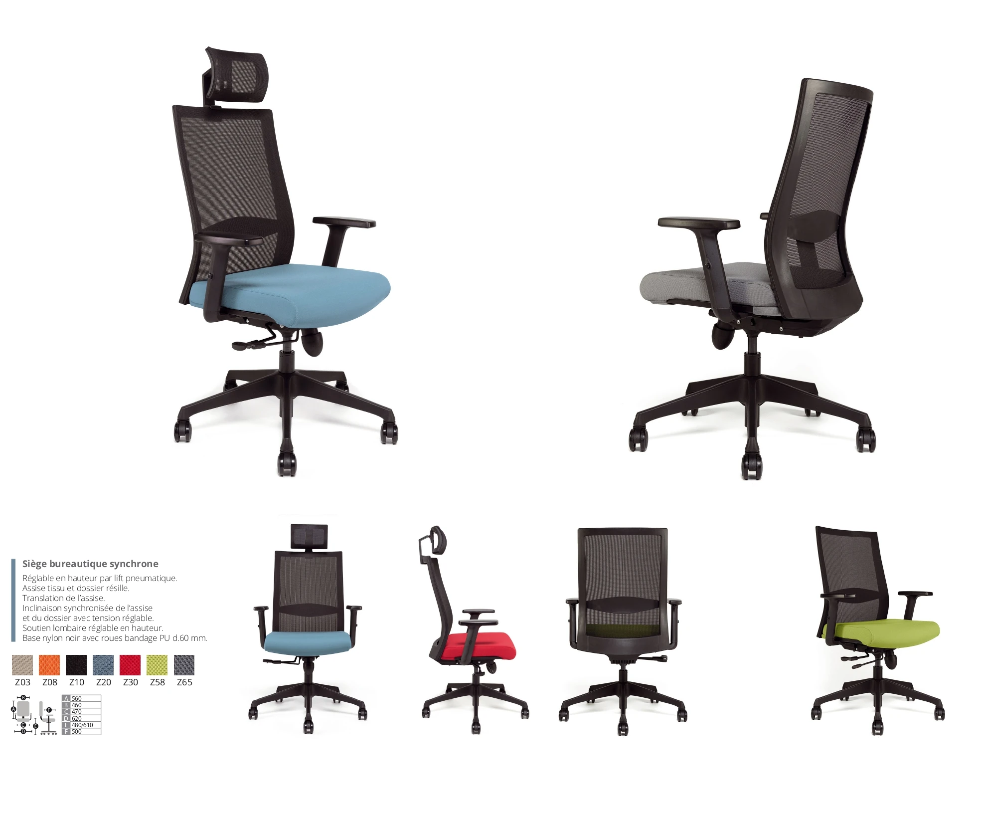 Fauteuil synchrone MOOVE