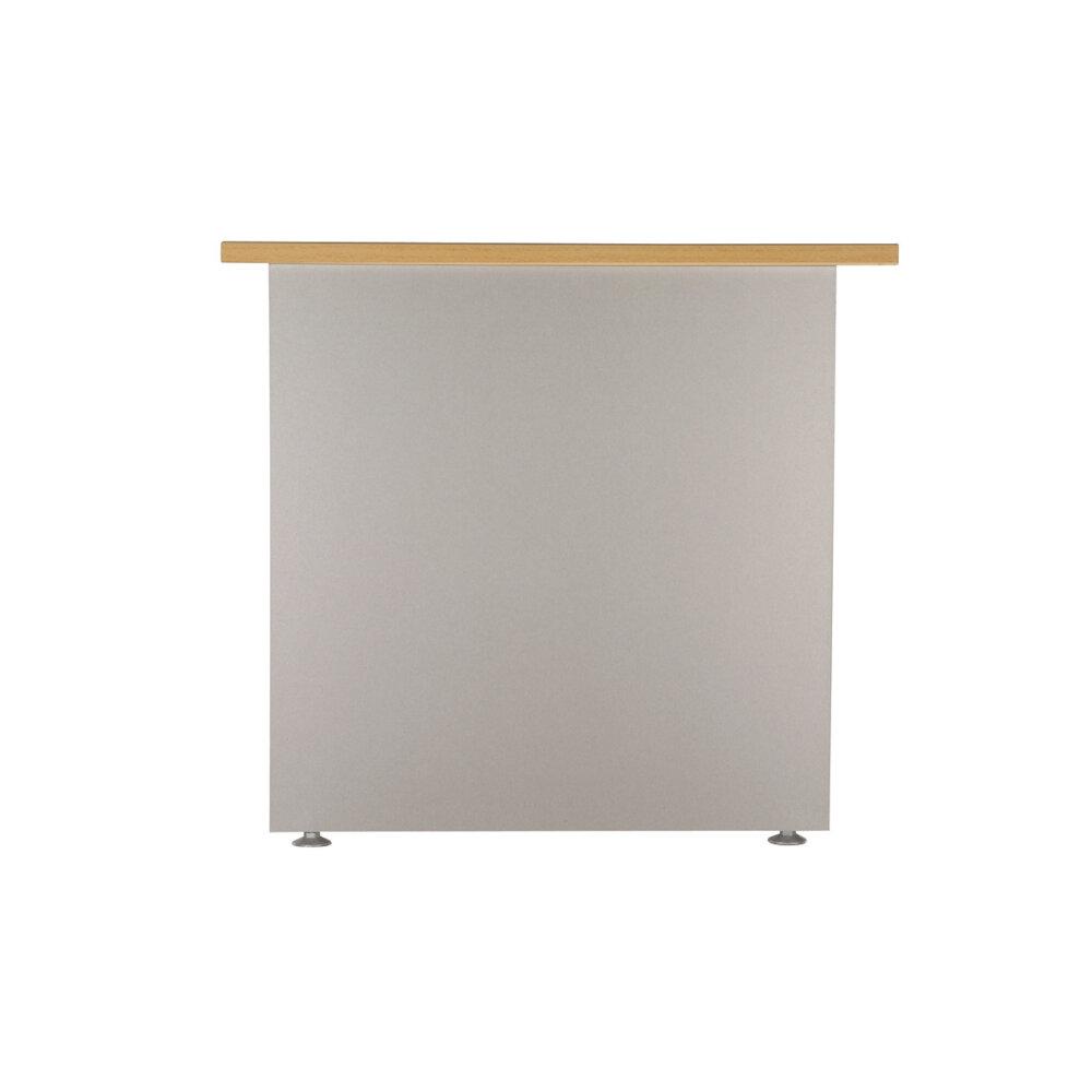 Bureau compact Manager UNIVERSAL piètement panneau 200 x 110 cm – Image 5