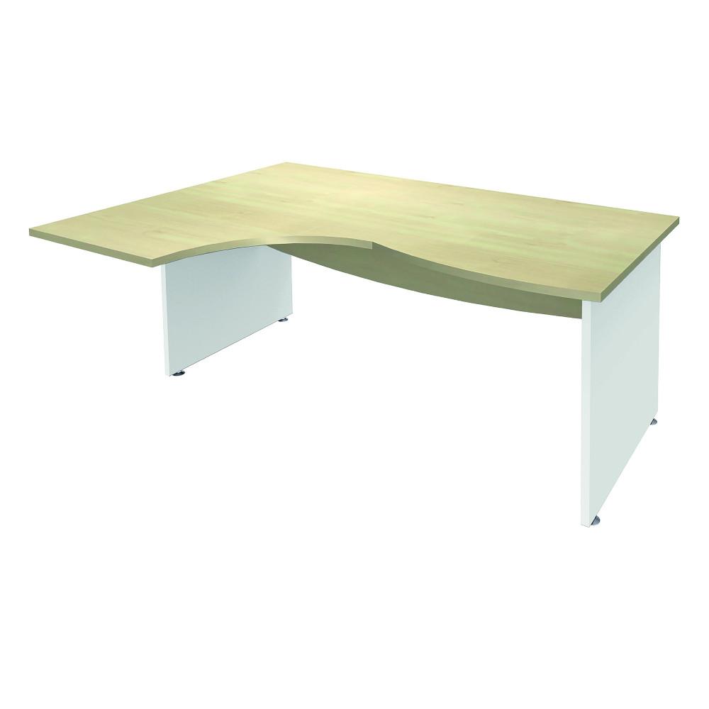 Bureau compact UNIVERSAL piètement panneau 180x120 cm – Image 2