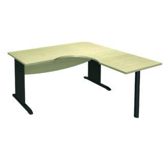 Bureau compact symétrique UNIVERSAL piètement L 160x160 cm