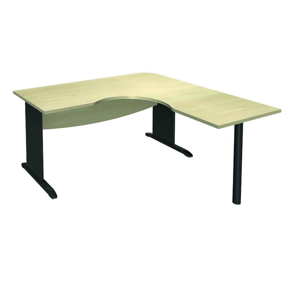 Bureau compact symétrique UNIVERSAL piètement L 160x160 cm