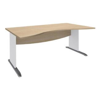 Bureau compact double vague Manager UNIVERSAL piètement L 180x90 cm