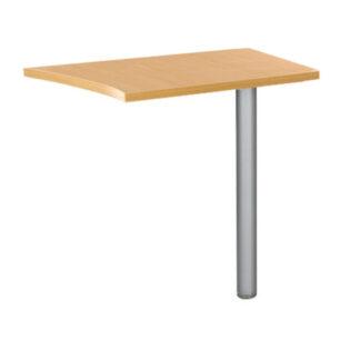 Extension Retour pour bureau MANAGER double vague 42x80 cm