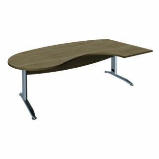 Bureau compact Manager EQUILIBRE piètement métal L 200 x 110 cm