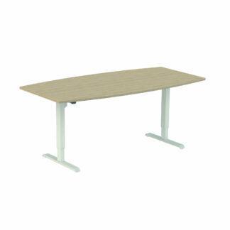 Table de réunion ALTITUDE réglable en hauteur électrique pour 6 à 8 personnes