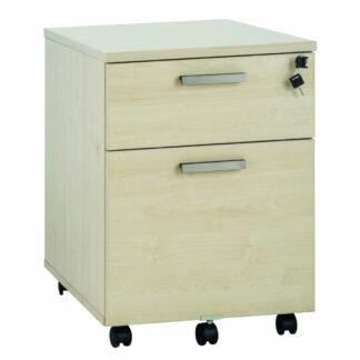 Caisson mobile à 2 tiroirs dont 1 pour dossiers suspendus