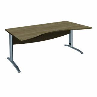 Bureau compact double vague Manager EQUILIBRE métal L 180x90 cm