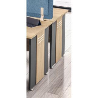 Option habillage de pied sérigraphié pour bureau UNIVERSAL