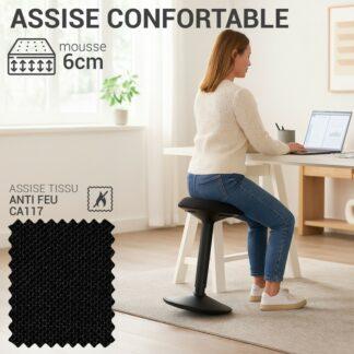 Tabouret dynamique DYNO assis debout