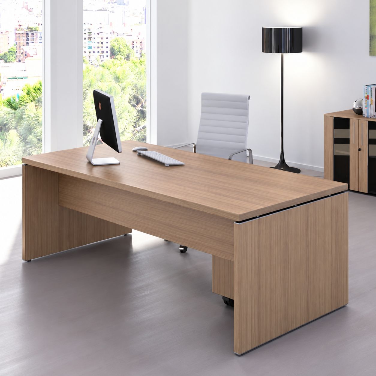 Bureau de Direction FLORA Noyer clair