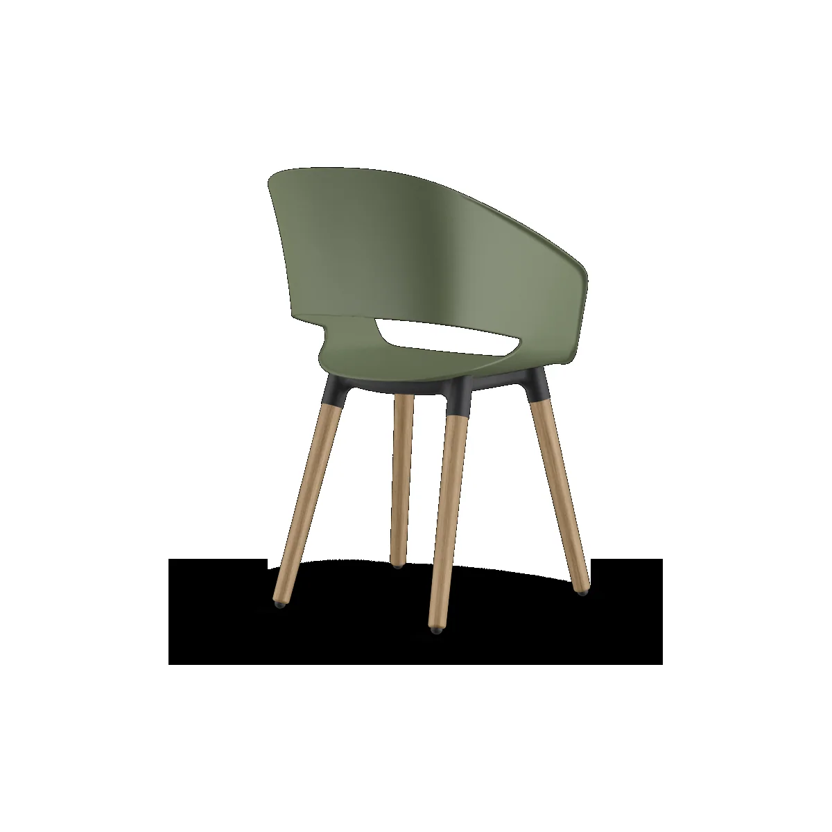 Fauteuil accueil ANDORA BOIS, vue 02