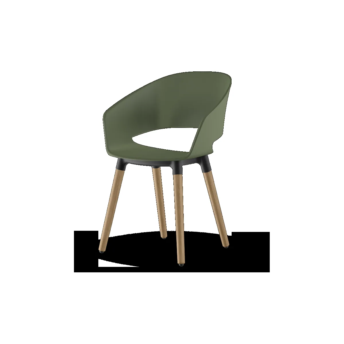 Fauteuil accueil ANDORA BOIS, vue 03