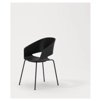 Fauteuil accueil ANDORA MÉTAL, vue 01