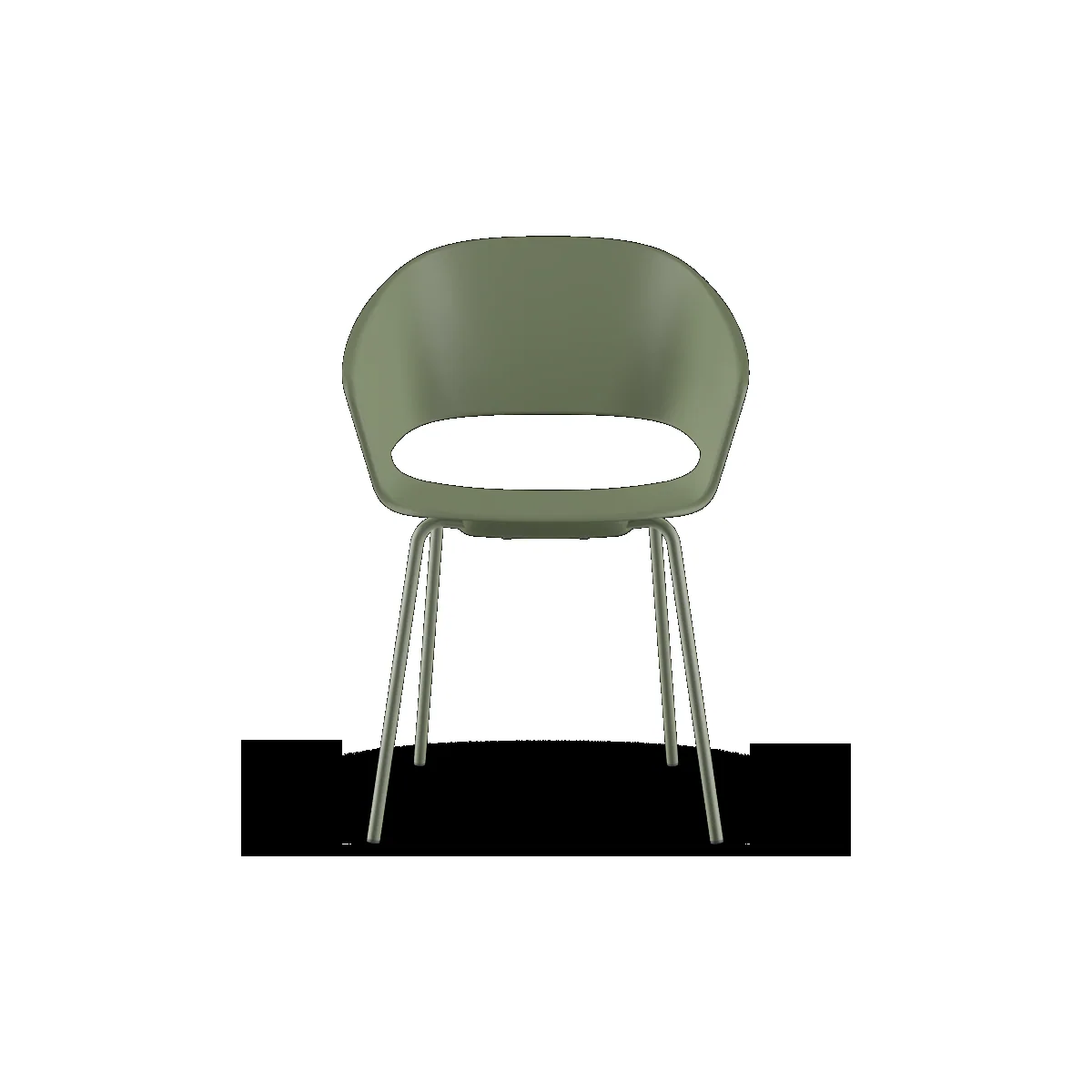 Fauteuil accueil ANDORA MÉTAL, vue 06