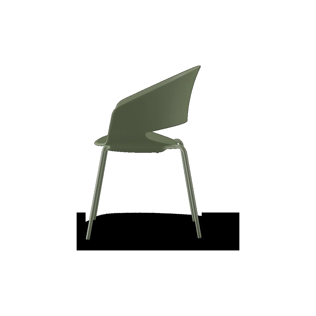 Fauteuil accueil ANDORA MÉTAL, vue 07