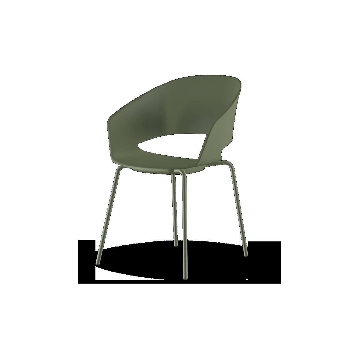 Fauteuil accueil ANDORA MÉTAL, vue 09