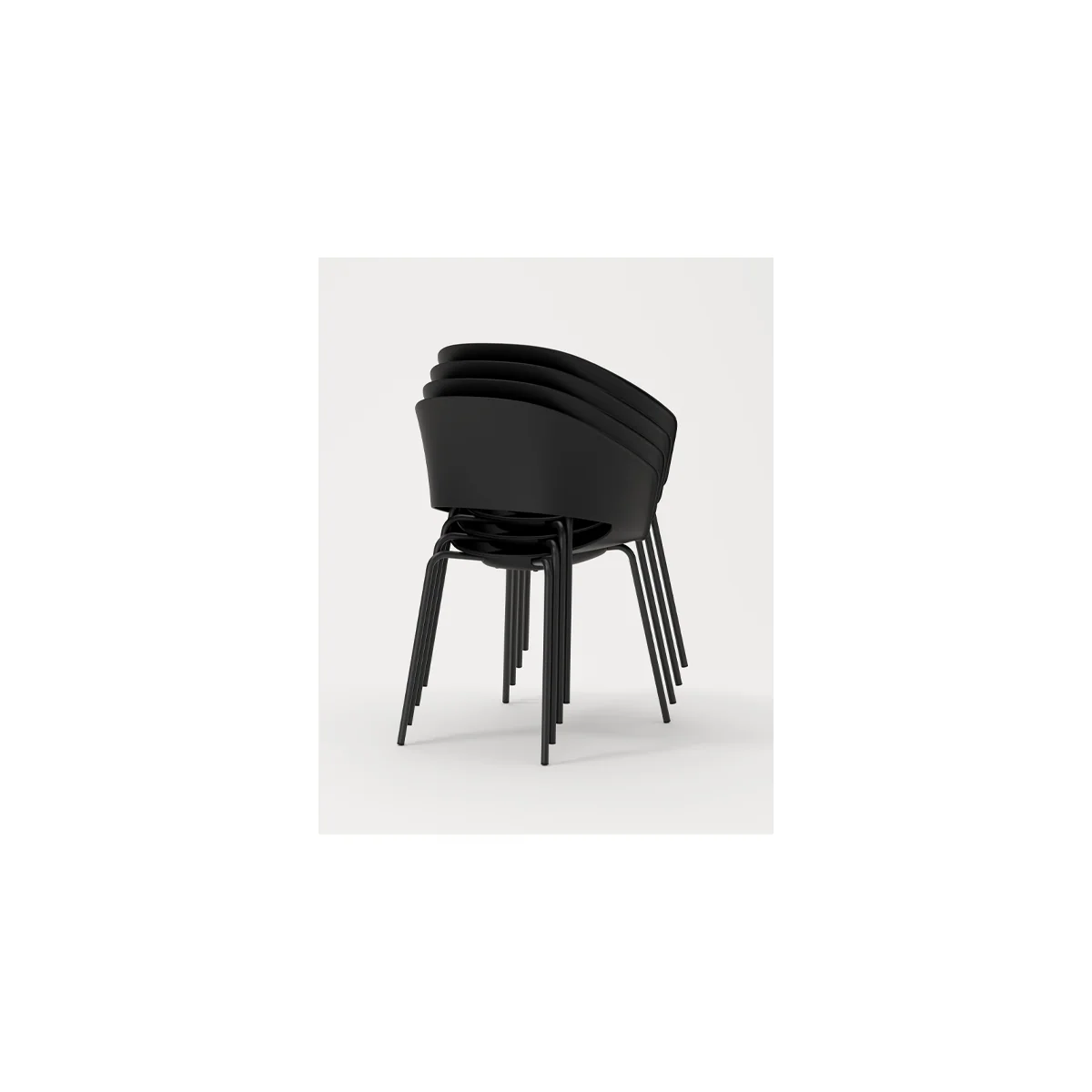 Fauteuil accueil ANDORA MÉTAL, vue 11