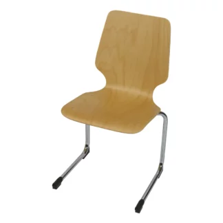 Chaise accueil DESKA VISITEUR, vue 01