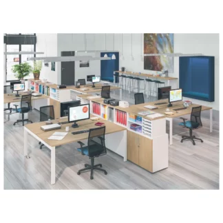 Bureau collaboratif ARCADIA poste simple face