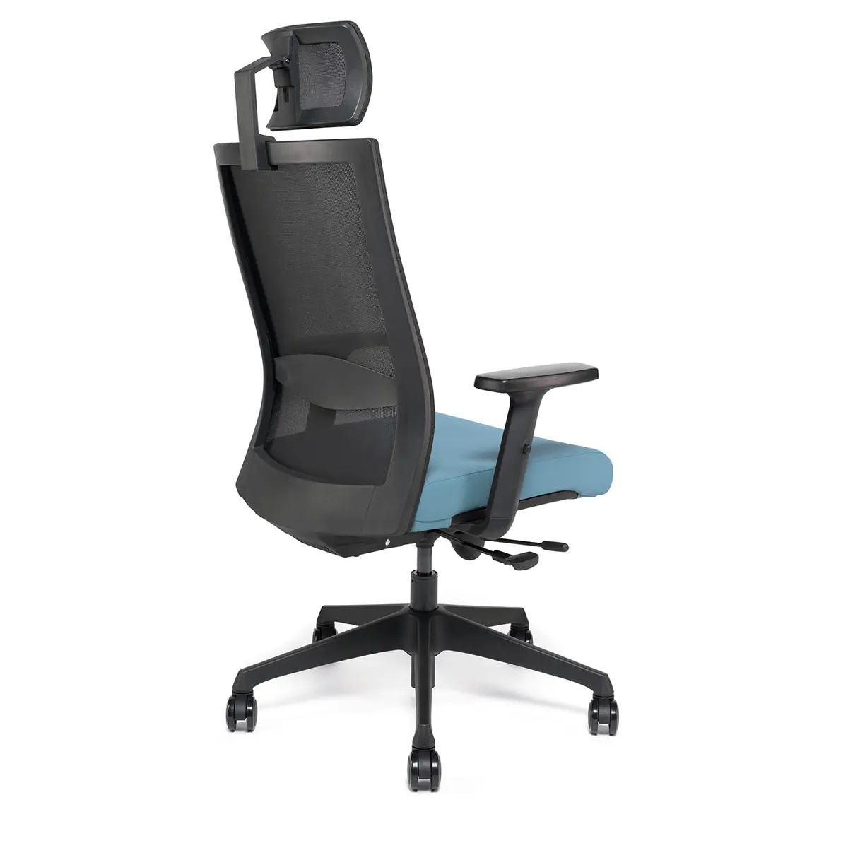 AXIO fauteuil opérateur coloris Z20 avec accoudoirs BR72 et têtière ATTO – vue 225°