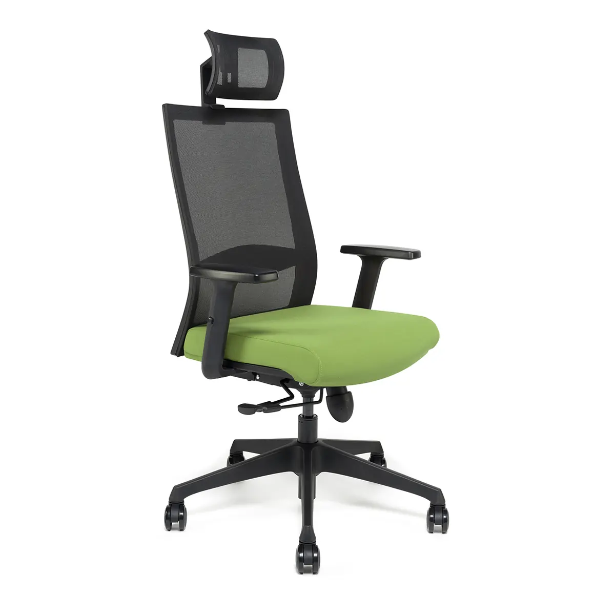 AXIO fauteuil opérateur coloris Z58 avec accoudoirs BR72 et têtière ATTO – vue 315°