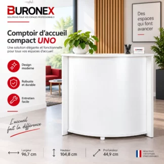Comptoir d'accueil compact UNO