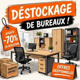 Déstockage mobilier de bureau
