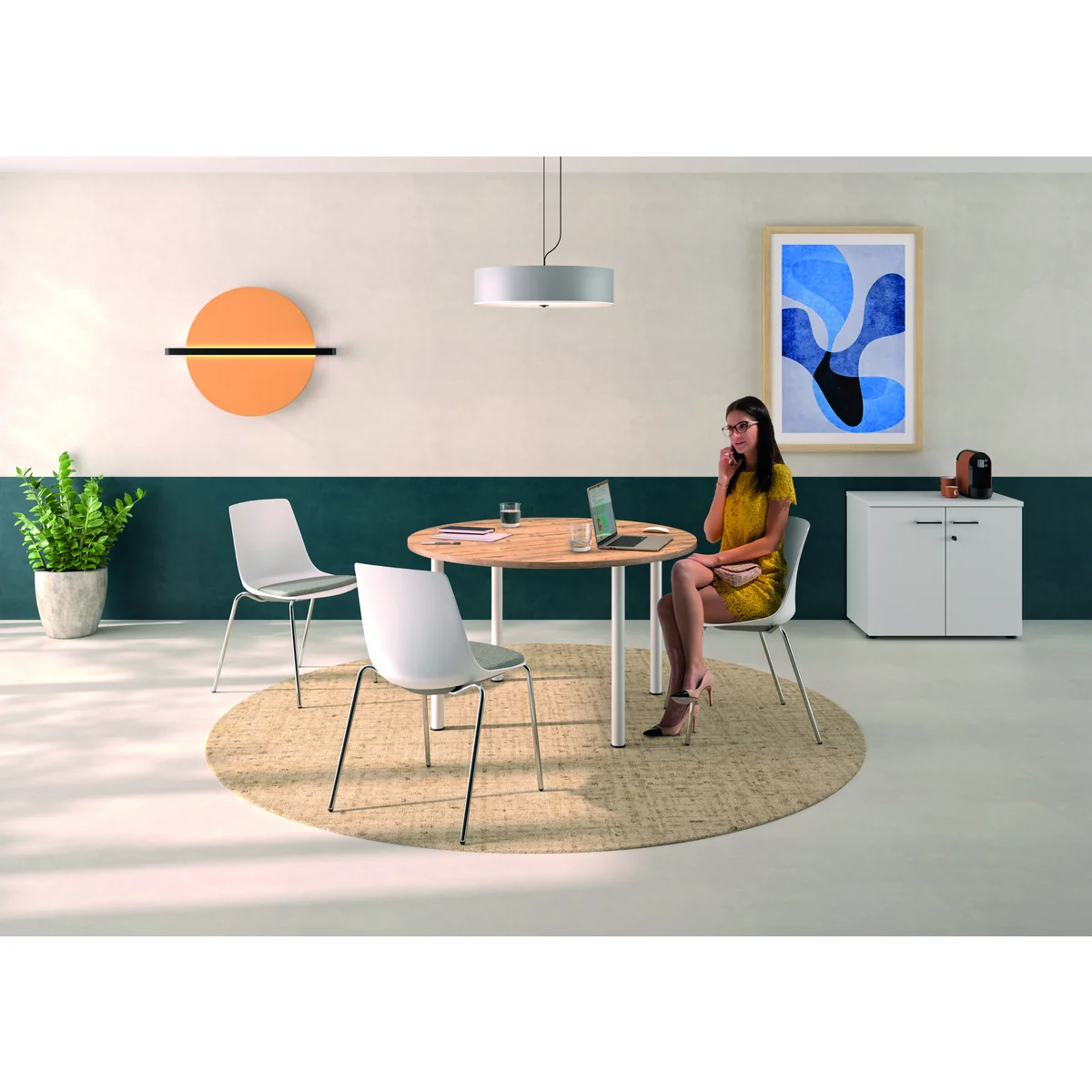Table de réunion ENSEMBLE – vue d’ambiance 3