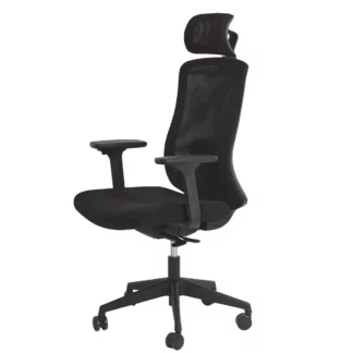 Fauteuil ergonomique NEO – têtière réglable et accoudoirs 3D