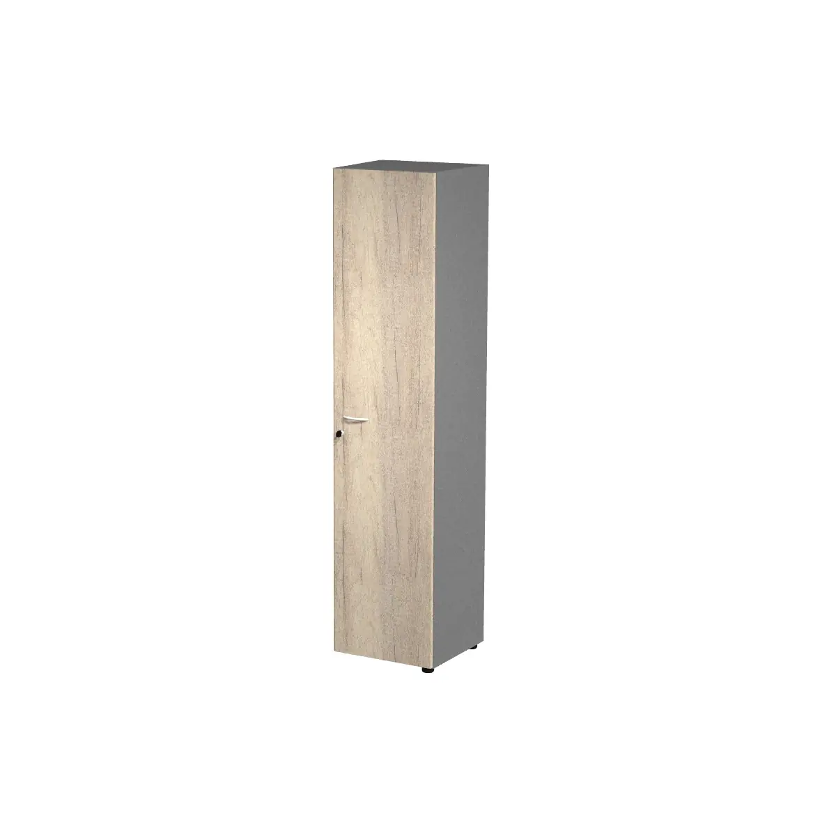 Armoire haute étroite FORTIS largeur 45 cm avec porte