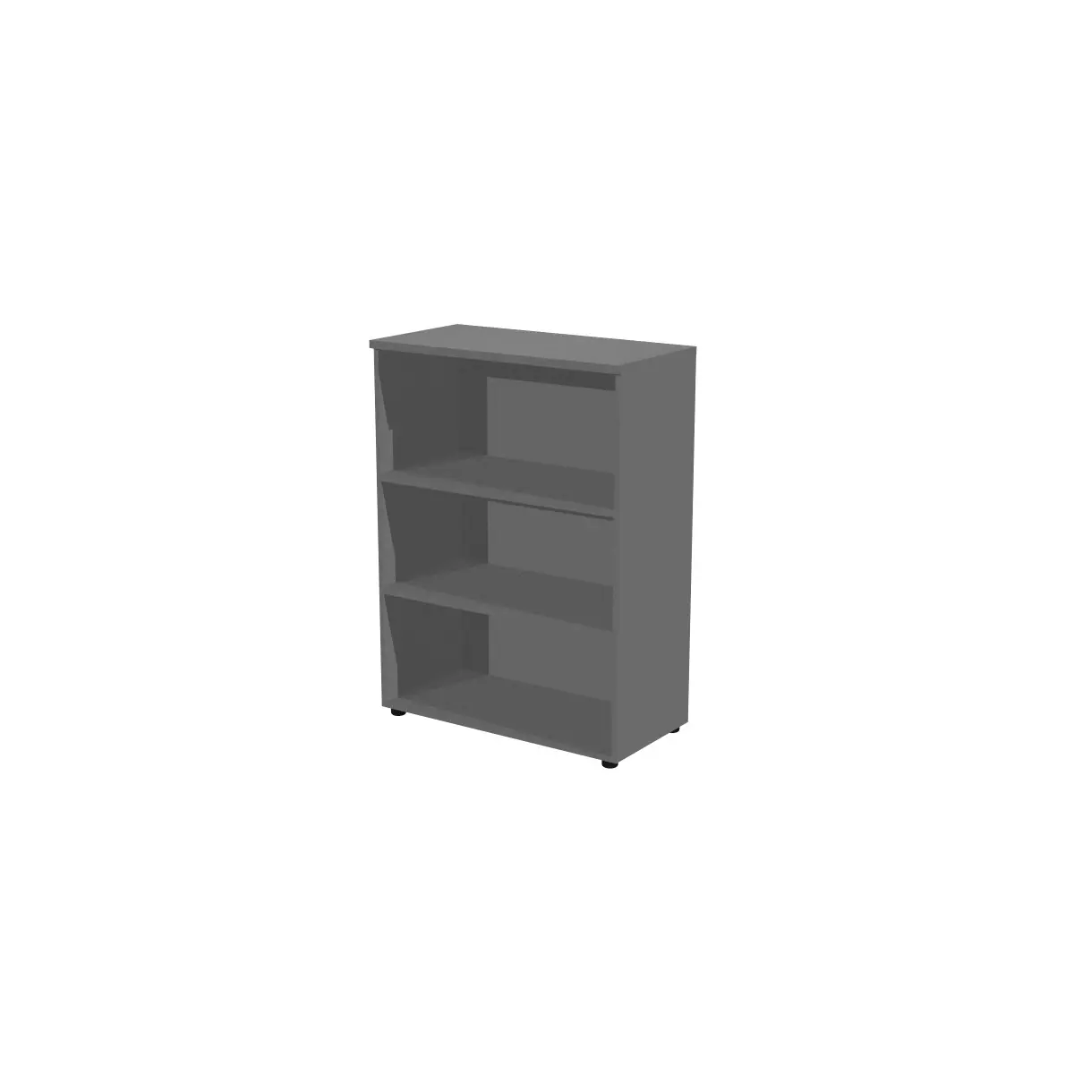 Armoire moyenne FORTIS ouverte avec tablettes réglables