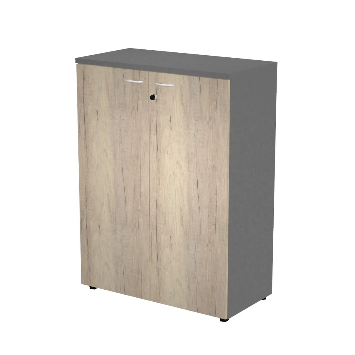 Armoire moyenne FORTIS avec portes mélaminées verrouillables