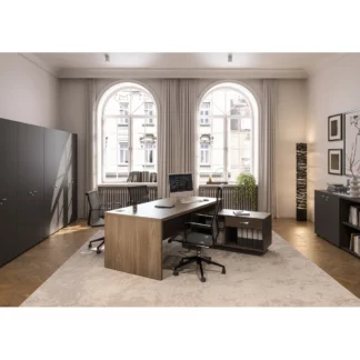 FORTIS BOIS – Bureau avec meuble de service