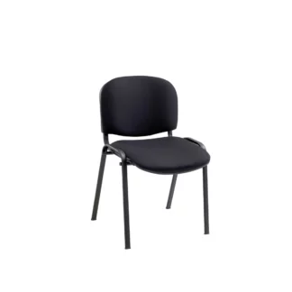 Chaise visiteur et réunion LINA – noir