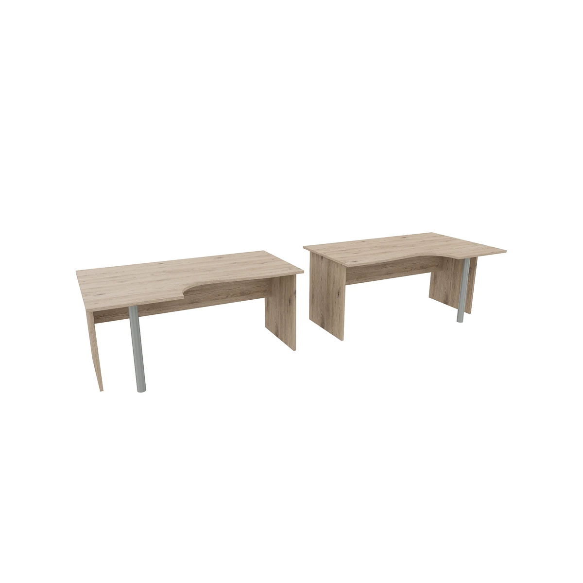 Bureau compact STARTUP – Piètement panneaux – Image 6