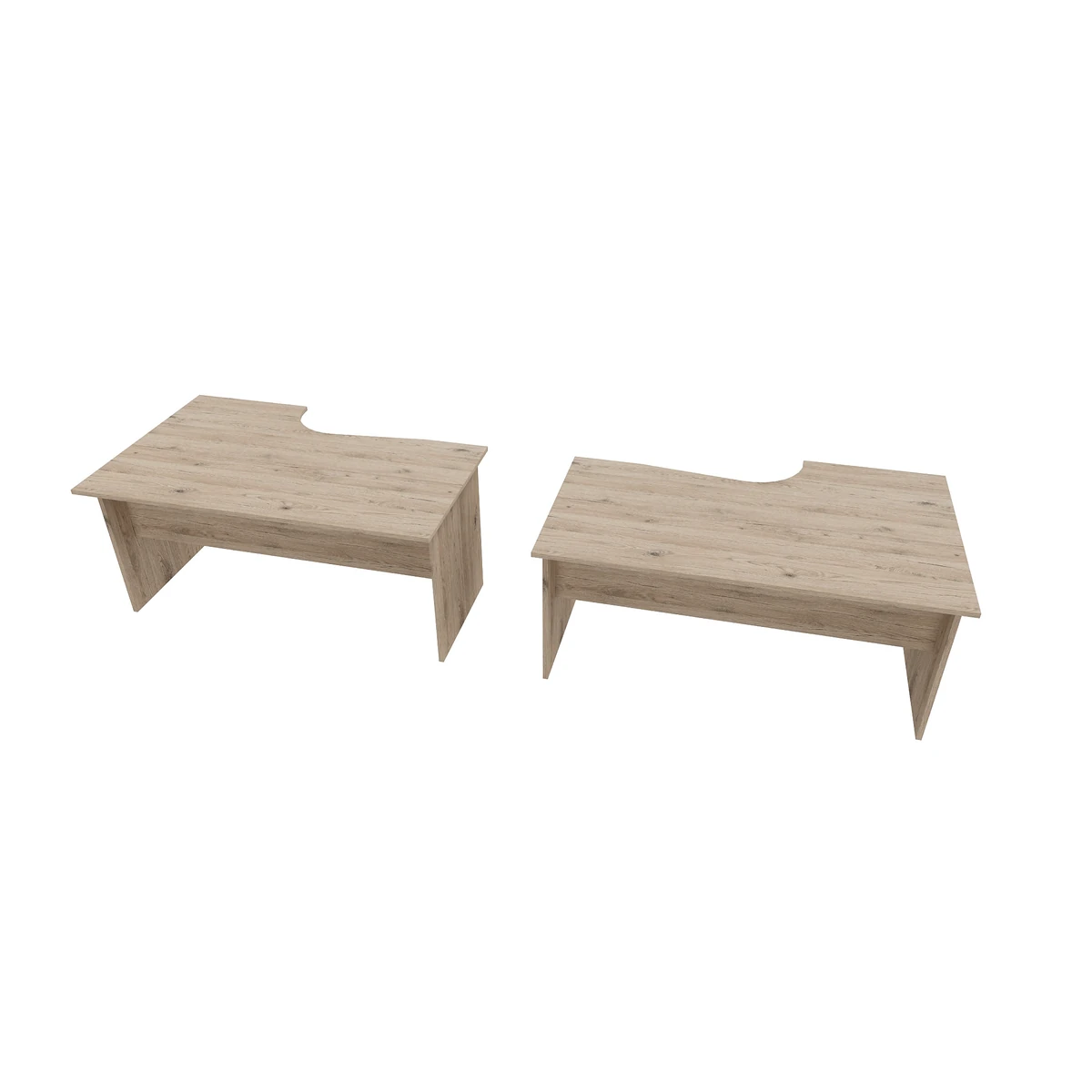 Bureau compact STARTUP – Piètement panneaux – Image 5
