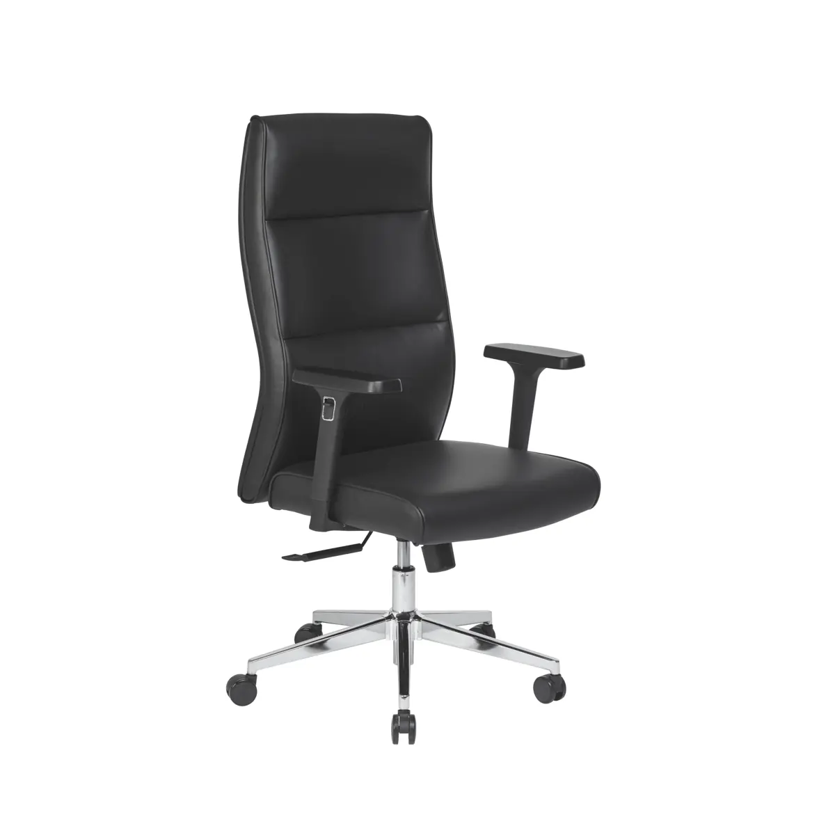 Fauteuil de direction WINDSOR noir – vue de face